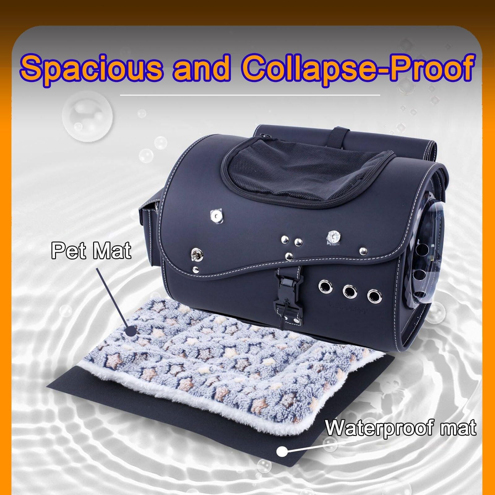 Waterproof Motorcycle Pet Travel Bag