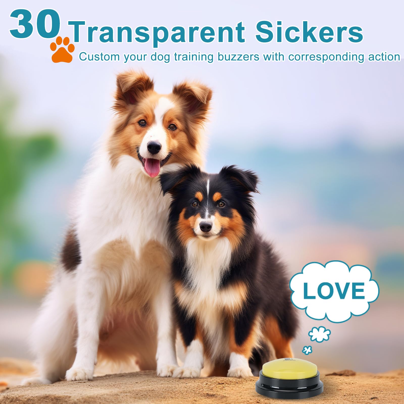 Dog Communication Buttons with Voice Recording