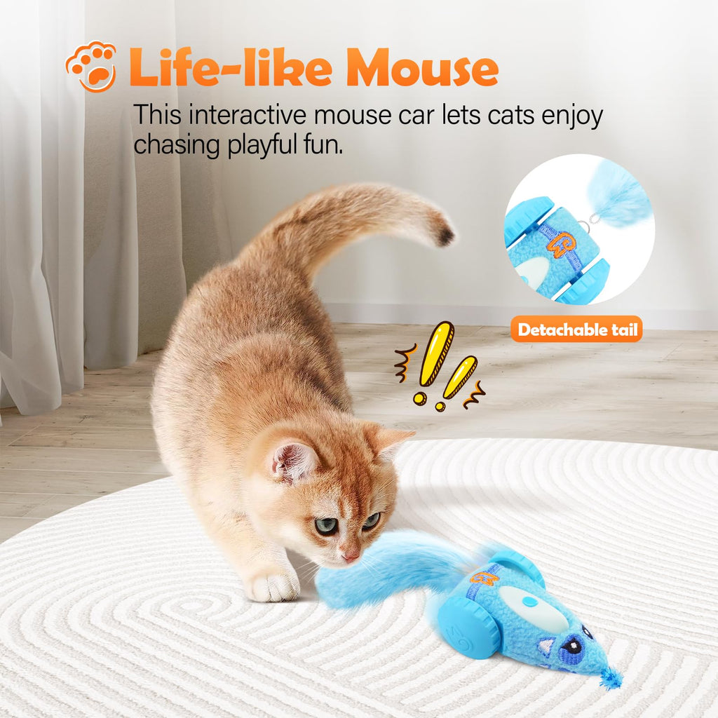 Automatic Interactive Plush Mouse Cat Toy