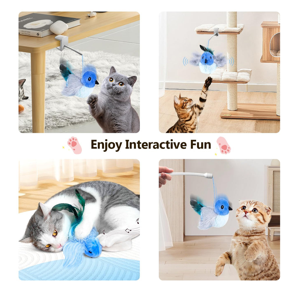 Interactive Plush Lizard Cat Toy with Catnip