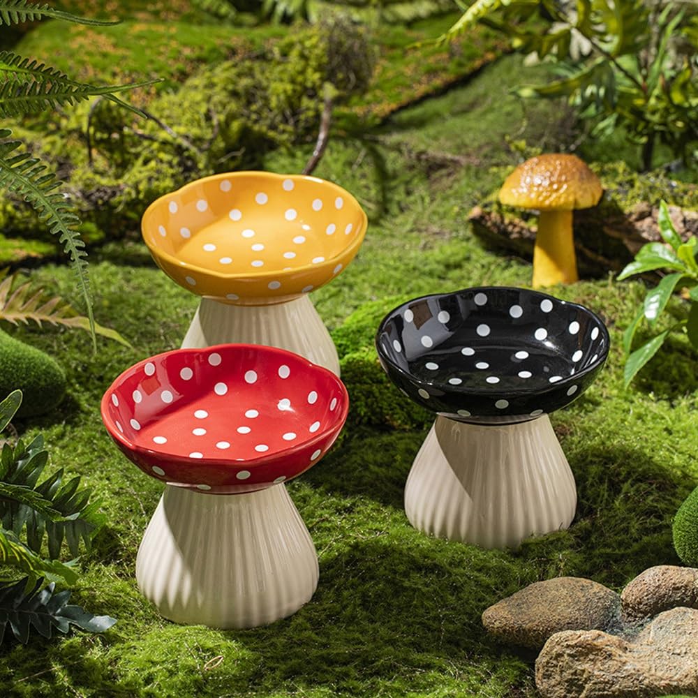 Non-Slip Ceramic Double Pet Bowl Set