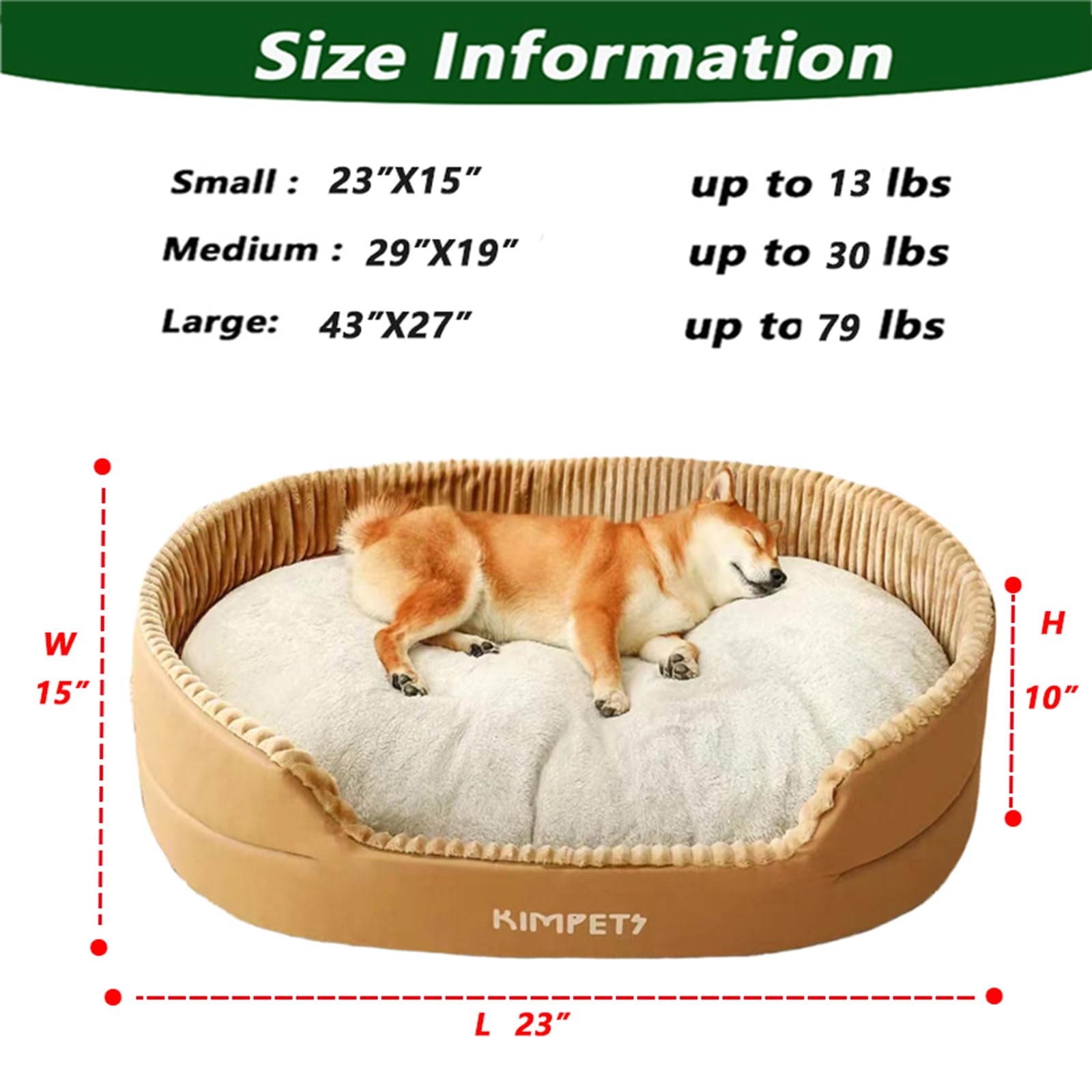Waterproof Washable Dog Bed