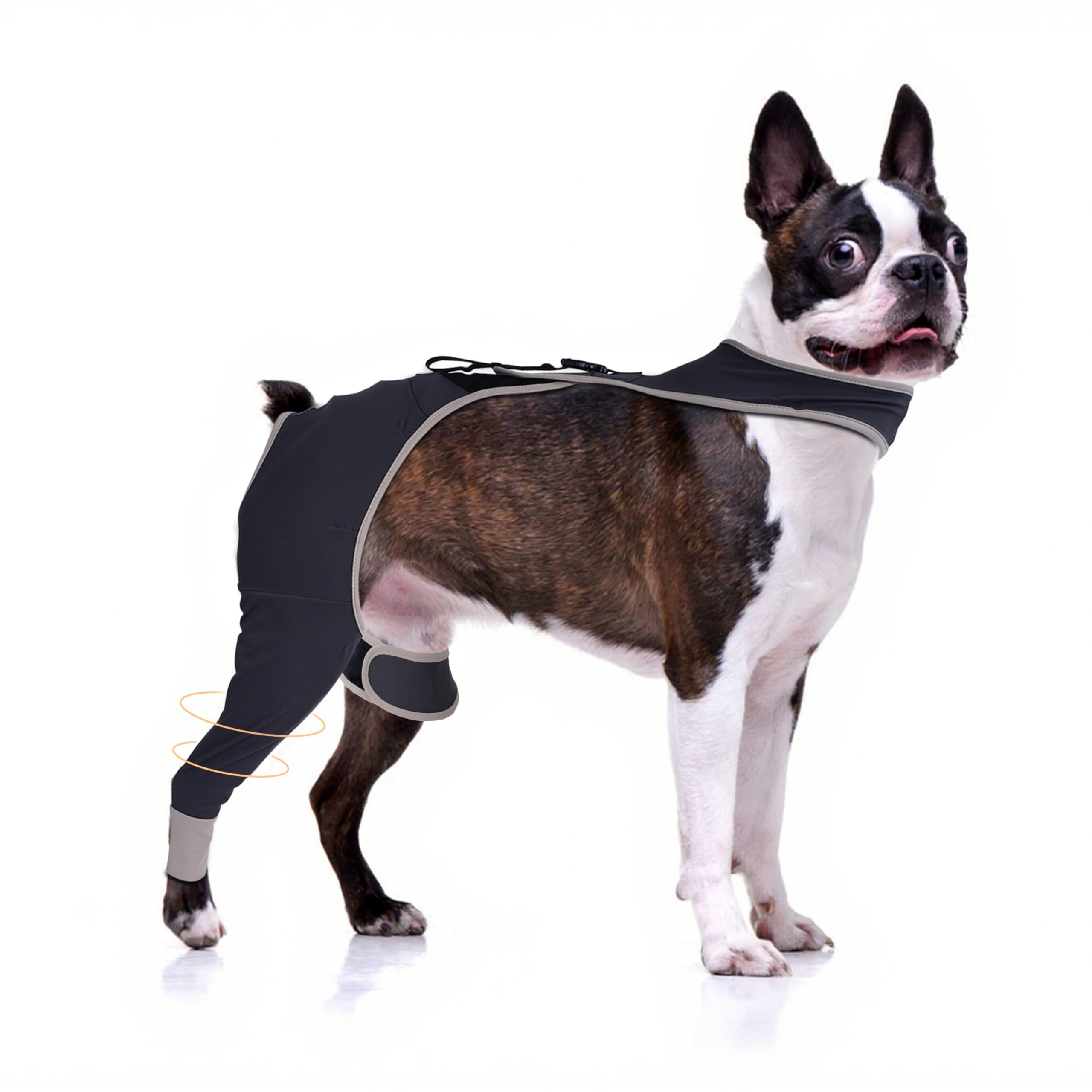 Furtent Dog Leg Sleeve Pet Wounds from Licking and Biting Cone Collar Alternative