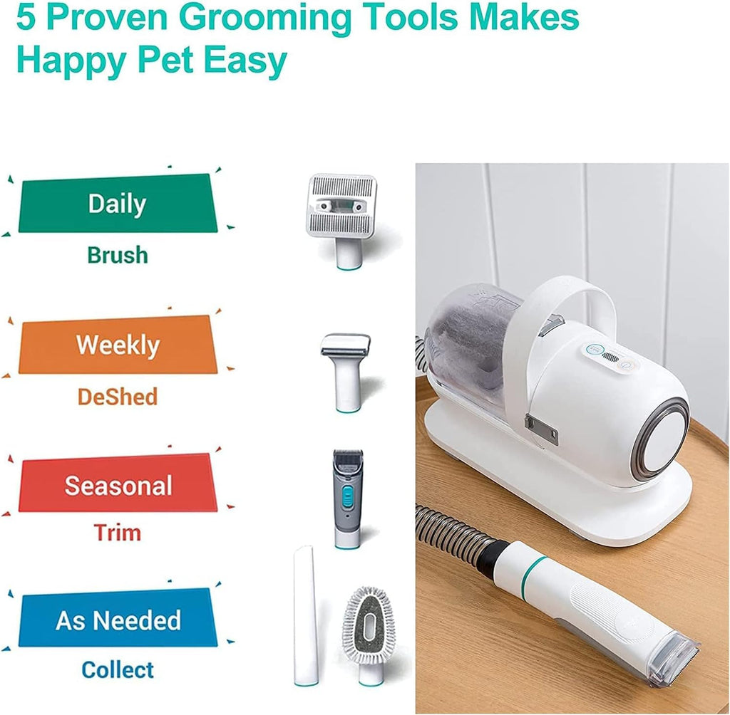 Pet Grooming Clipper Vacuum Kit
