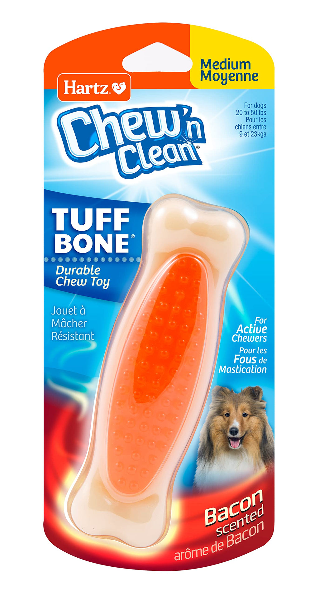 Bacon-Scented Durable Dog Chew Toy