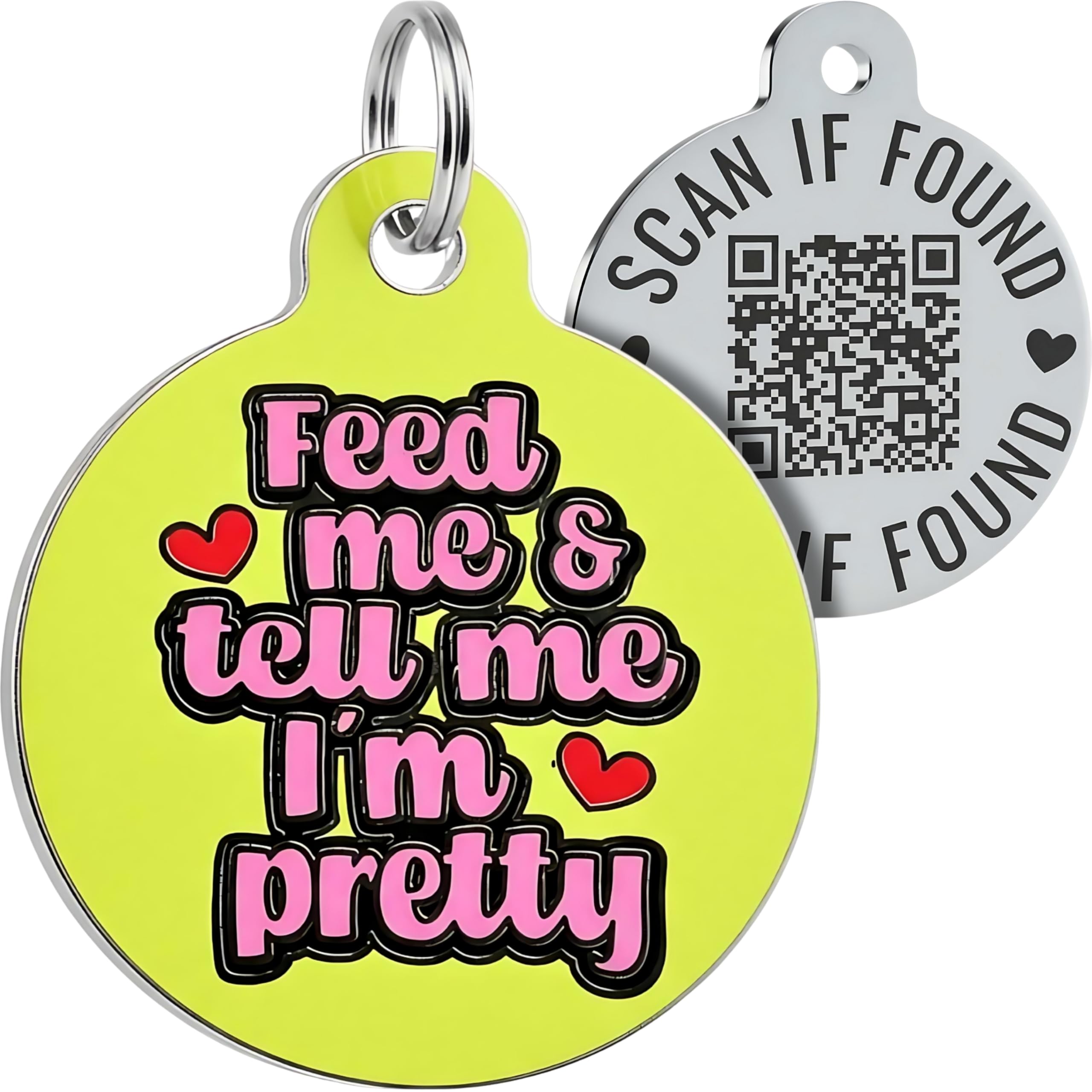Personalized QR Code Pet ID Tag