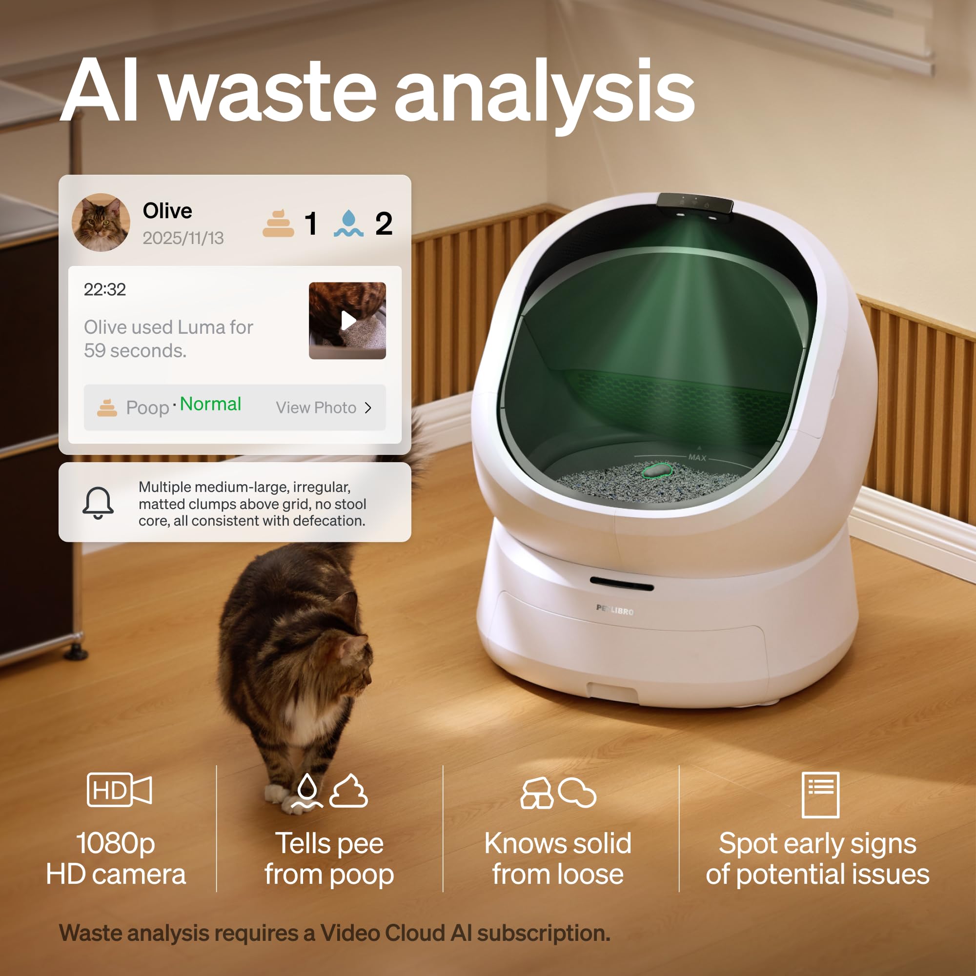 Smart Self-Cleaning Litter Box & RFID Cat Feeder Bundle