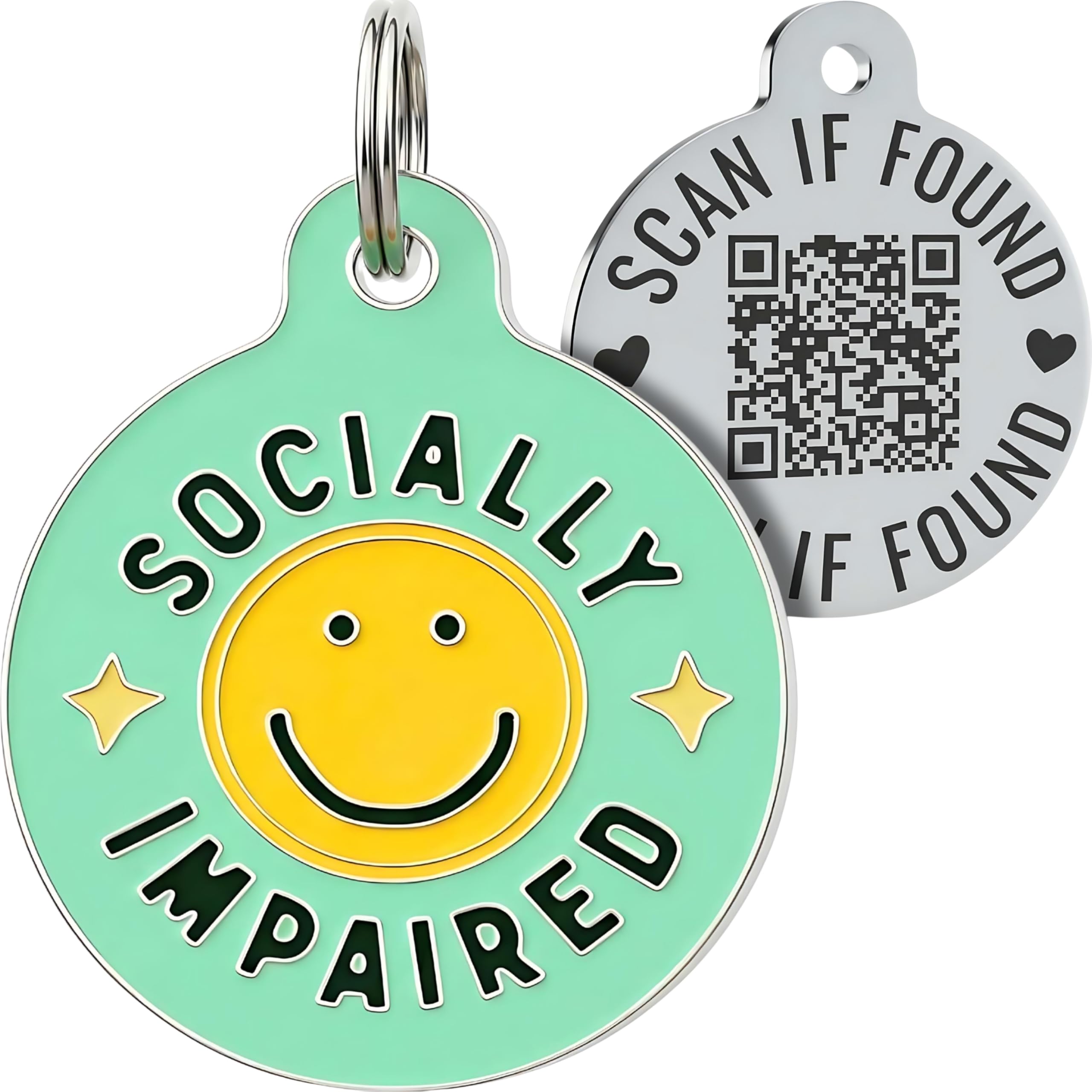 Personalized QR Code Pet ID Tag