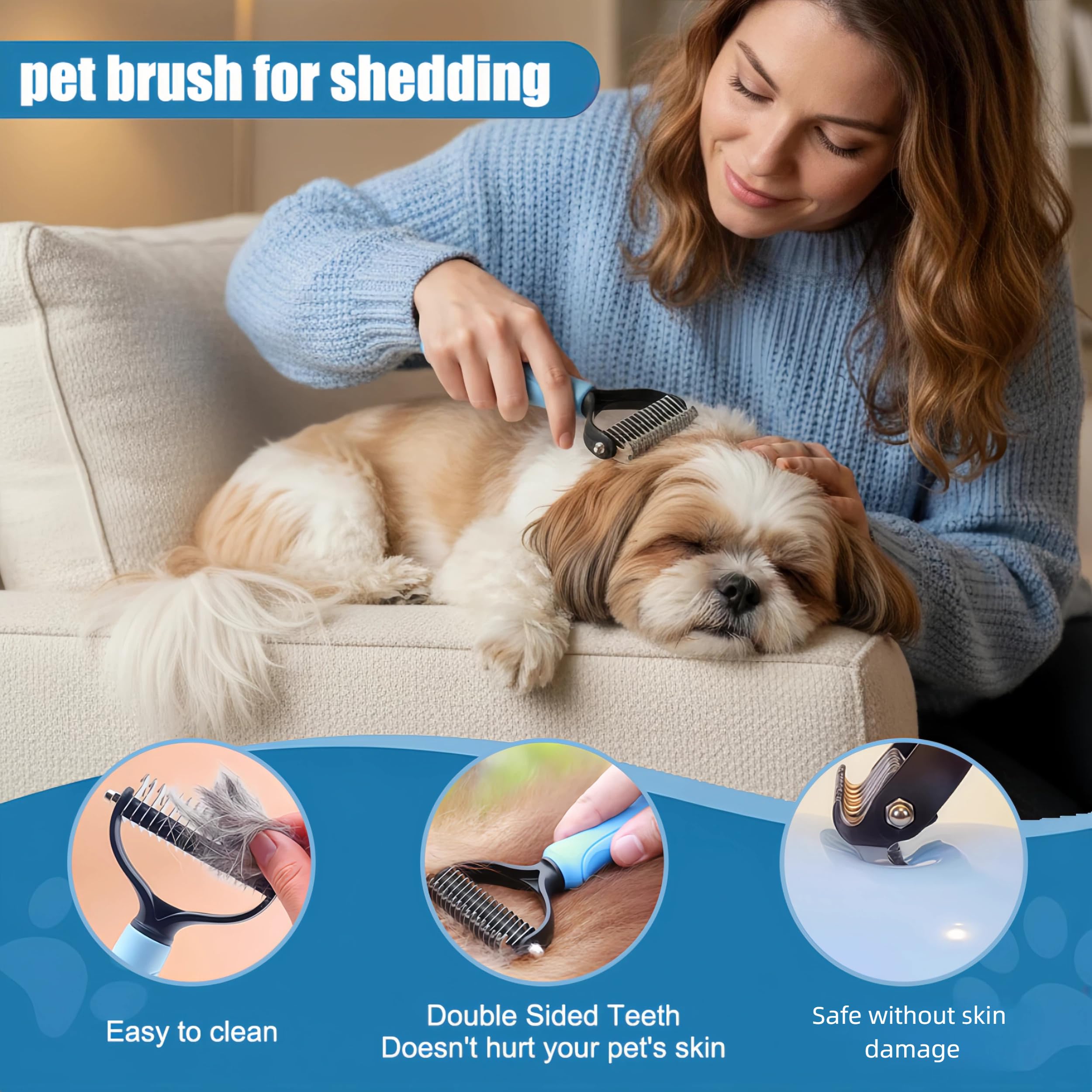 Pet Grooming Kit for Dogs & Cats