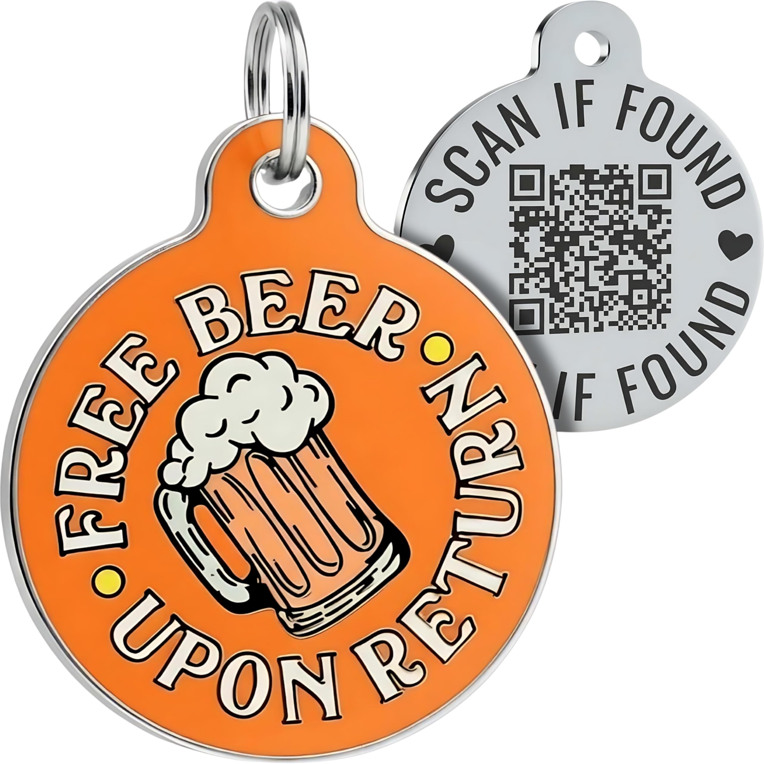 Personalized QR Code Pet ID Tag