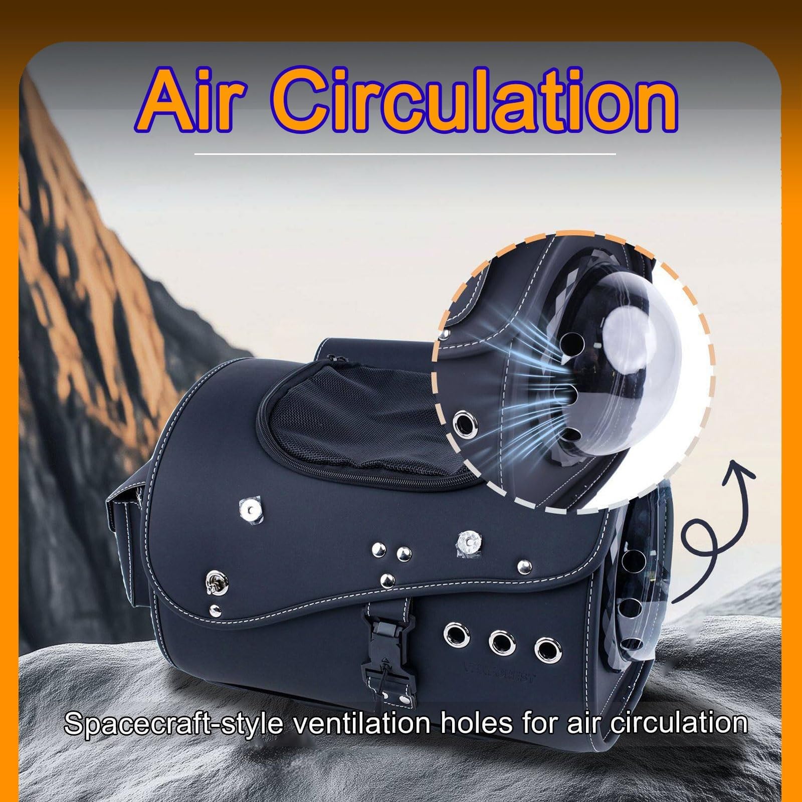 Waterproof Motorcycle Pet Travel Bag