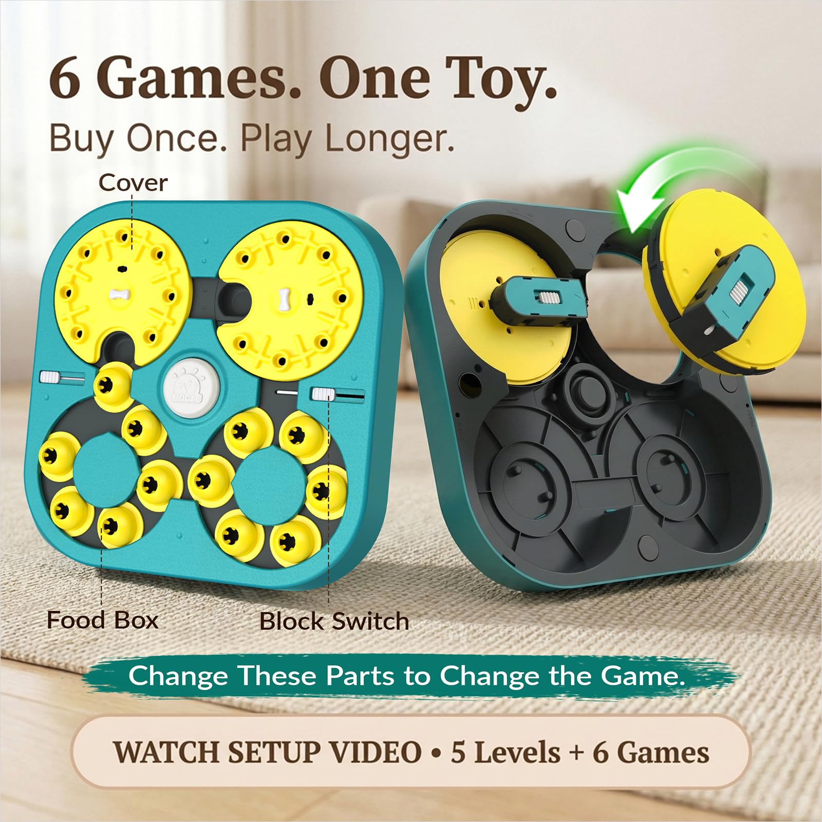 Interactive Dog Puzzle Toy