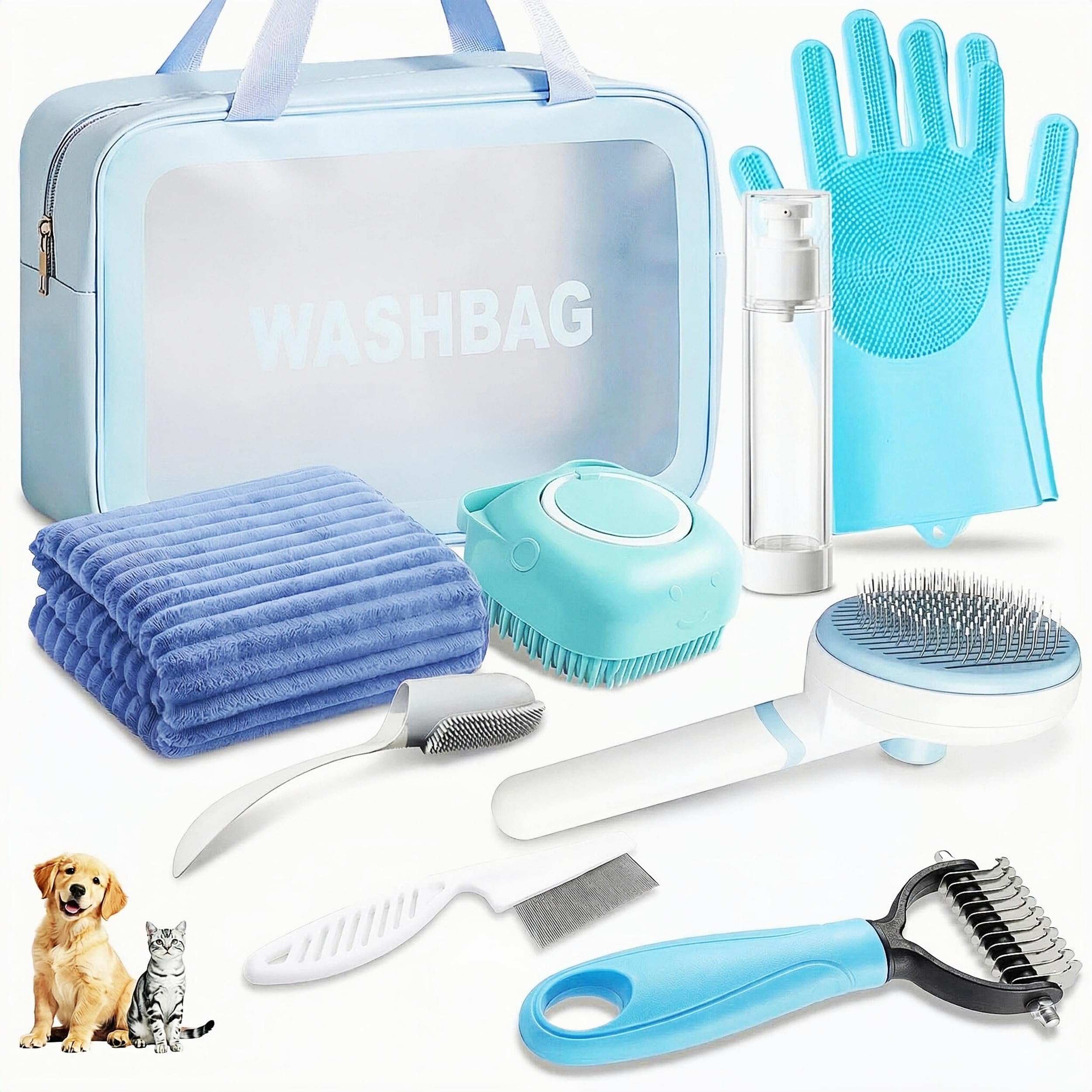 Pet Grooming Kit for Dogs & Cats