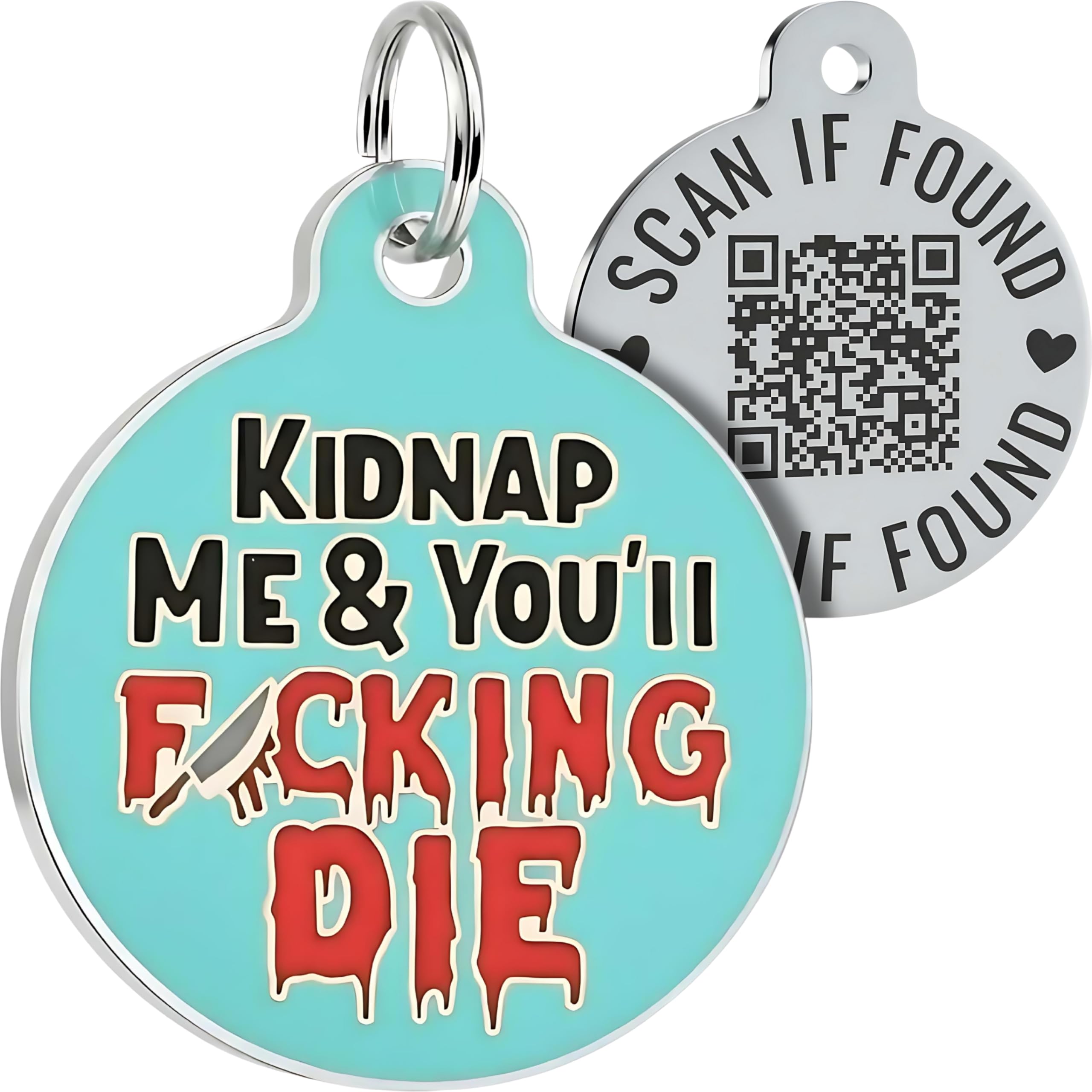 Personalized QR Code Pet ID Tag