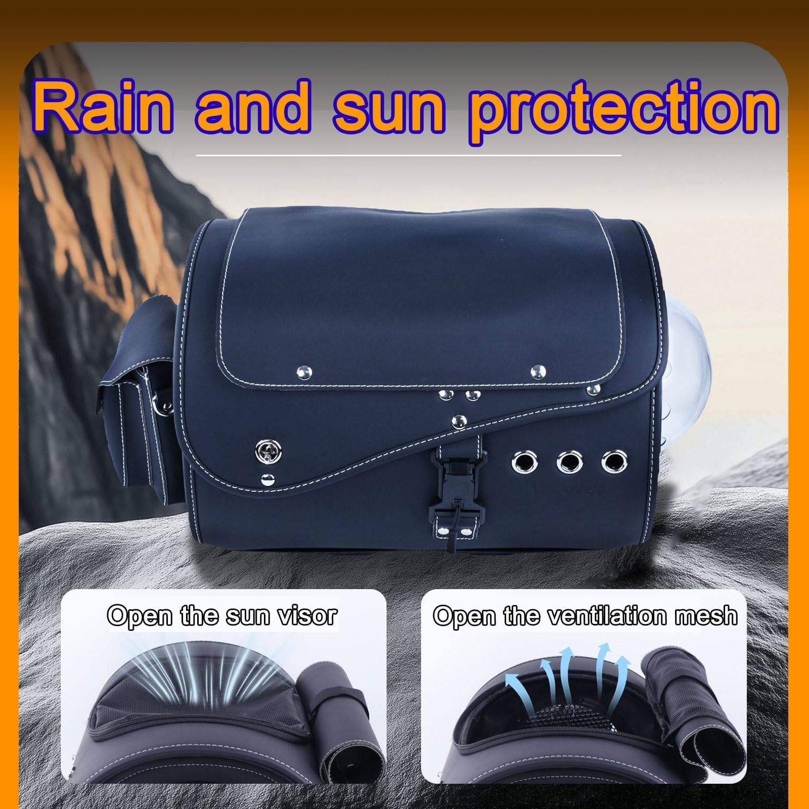 Waterproof Motorcycle Pet Travel Bag