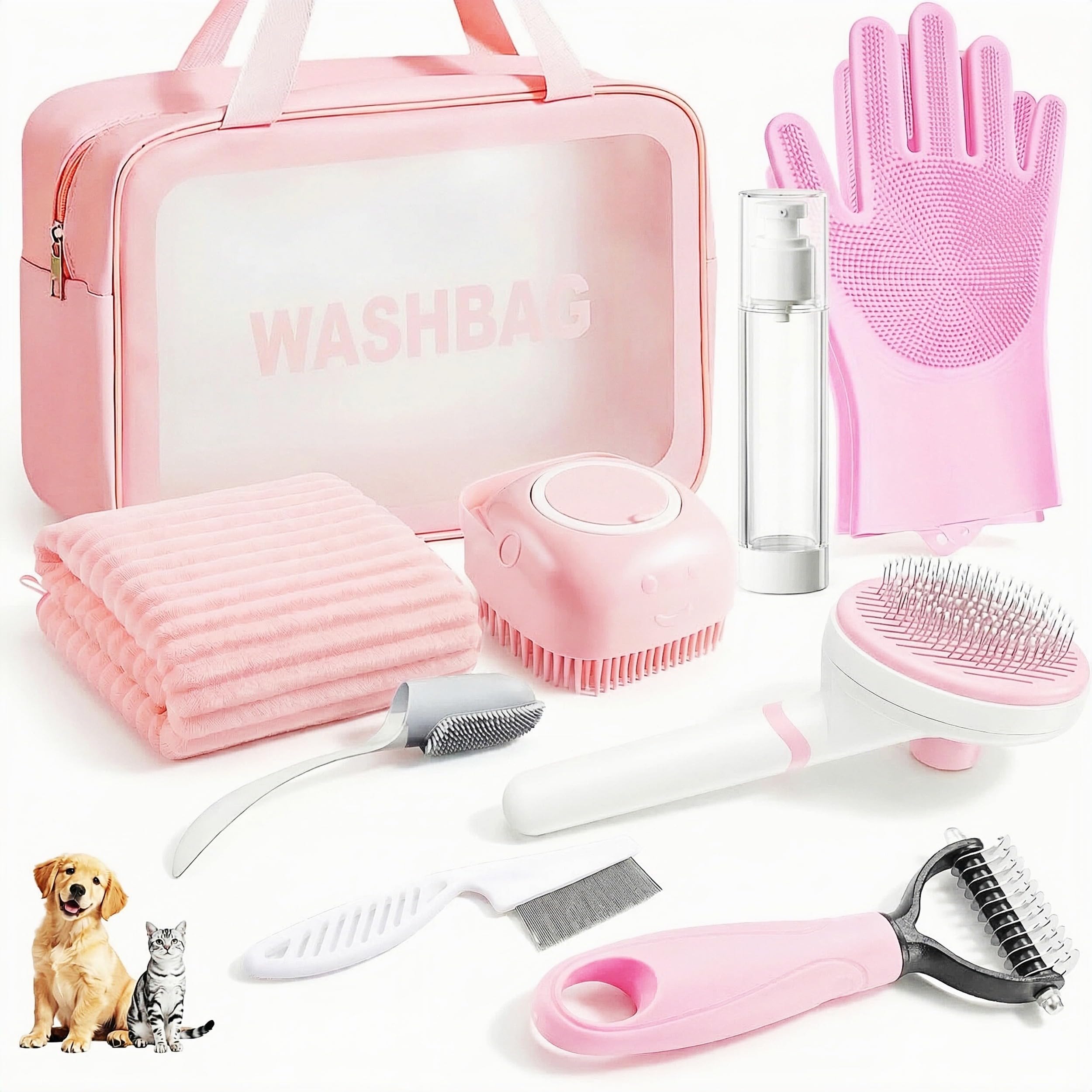 Pet Grooming Kit for Dogs & Cats